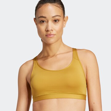Bustino Reggiseno sportivo 'All Me Essentials' di ADIDAS PERFORMANCE in marrone