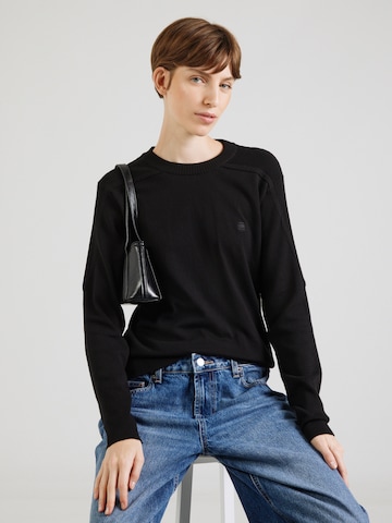 G-STAR Sveter - Čierna: predná strana