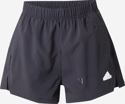 Pantaloni sport 'BLUV Q2 WVSH' ADIDAS SPORTSWEAR pe negru / alb, Vizualizare produs