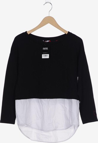 s.Oliver Sweatshirt & Zip-Up Hoodie in S in Black: front