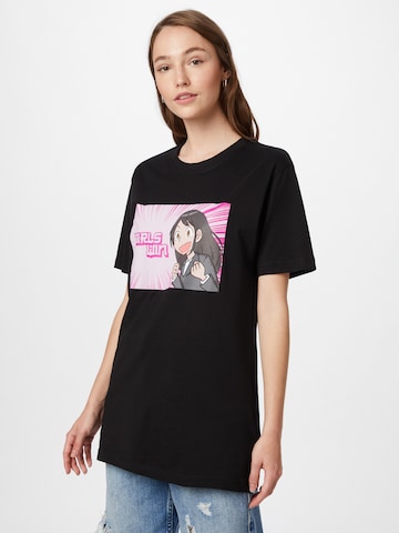 T-shirt 'Girls Win' Merchcode en noir : devant