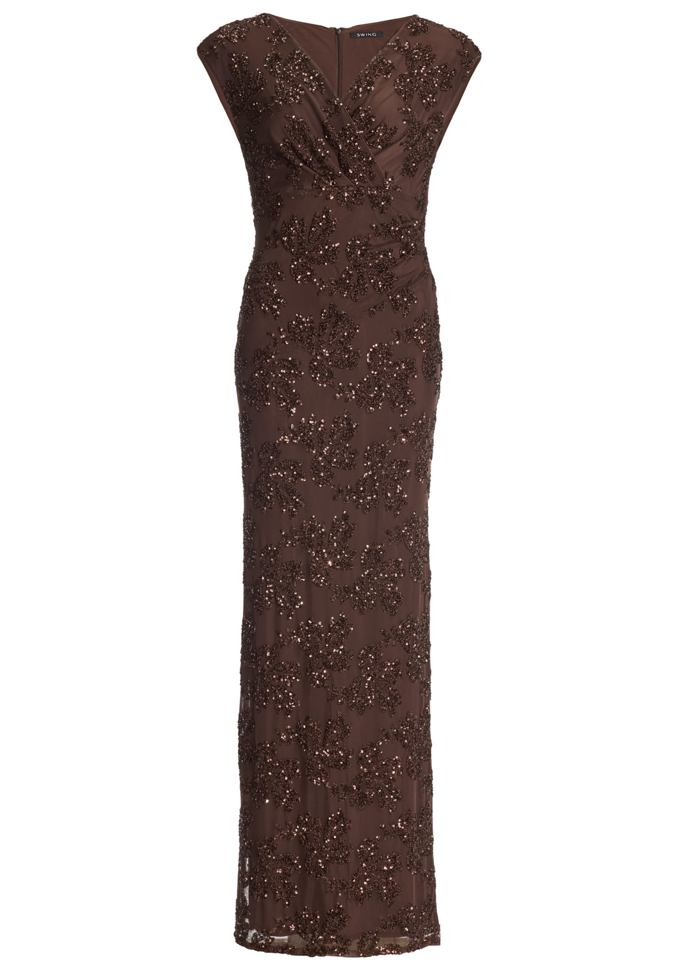 SWING Evening Dress in 36 in Chocolate, Item view