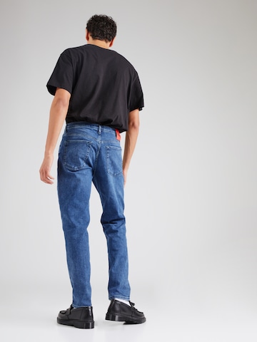 HUGO Red Tapered Jeans in Blauw