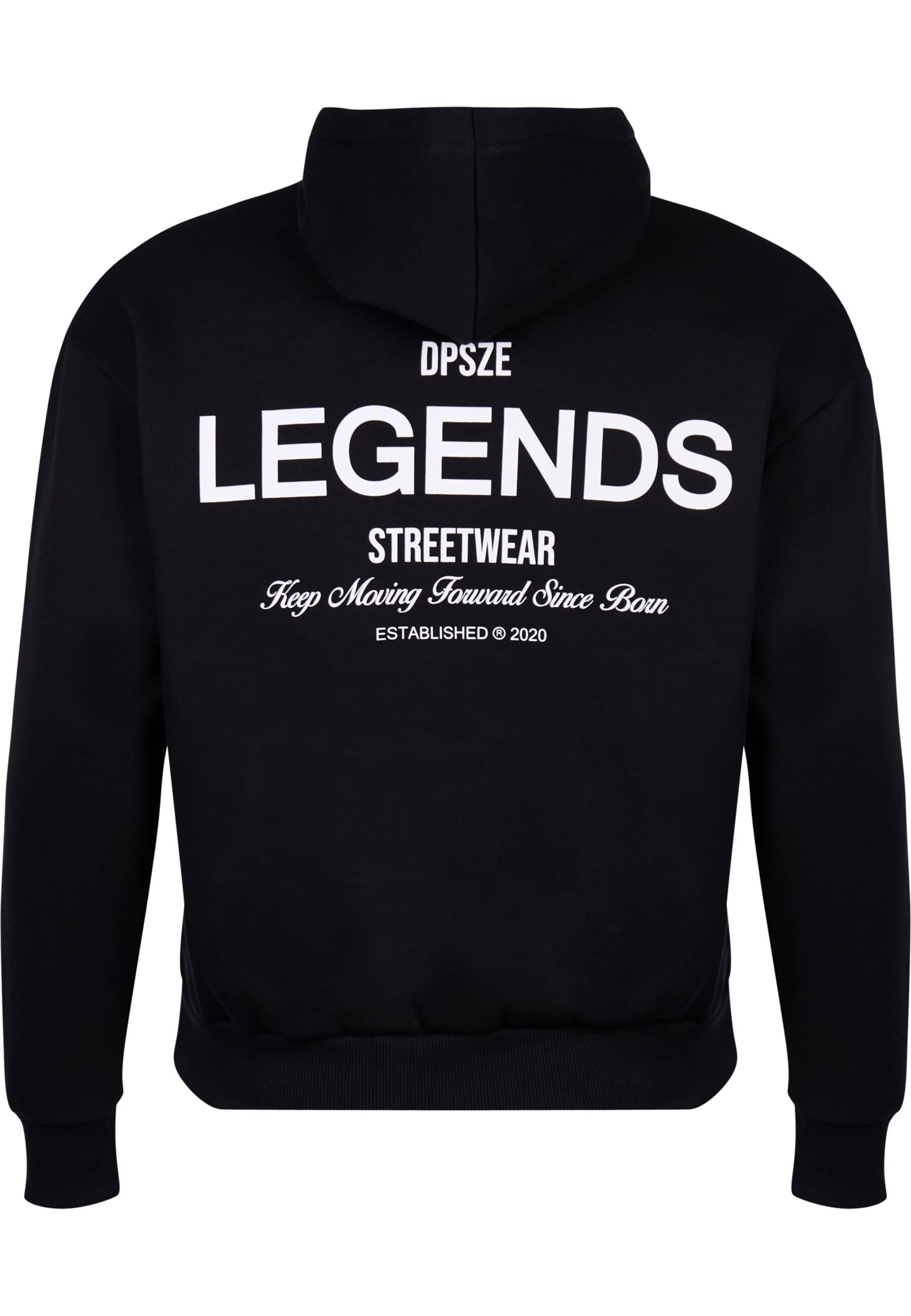 Dropsize Sweatshirt in Schwarz