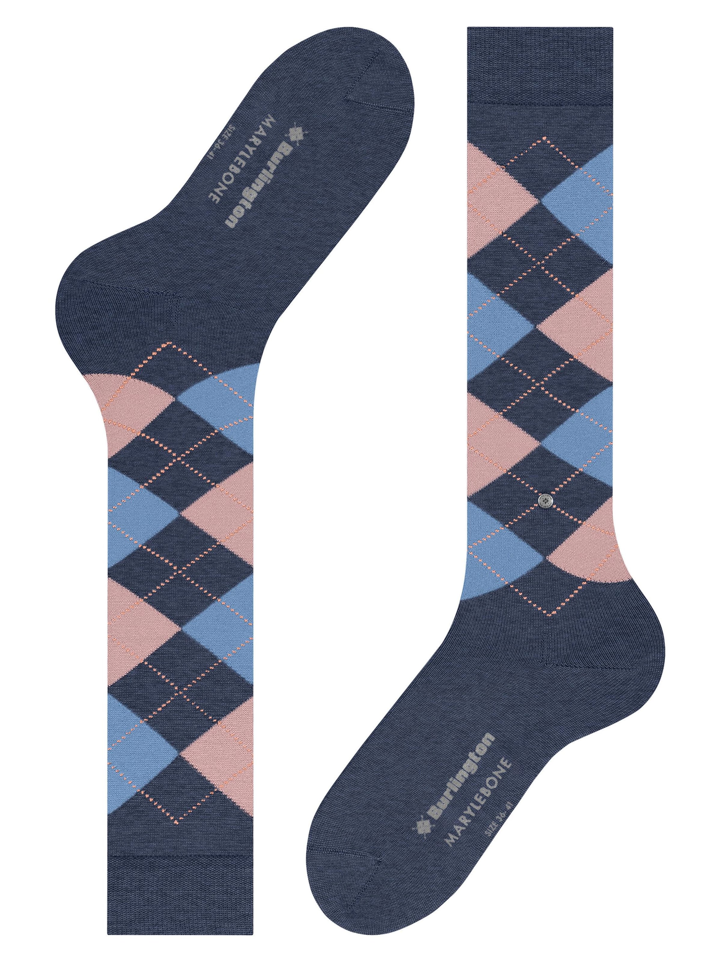 BURLINGTON Overknee Strümpfe 'Marylebone'‌‌‌‌ in Blau