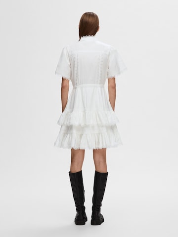 SELECTED FEMME Sukienka koszulowa 'Mina' w kolorze biały