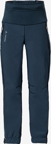 VAUDE Regular Functionele broek 'KD Wintry P' in Blauw: voorkant