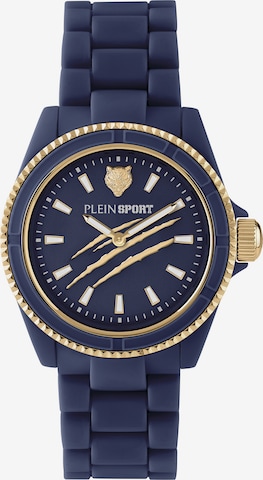 Plein Sport Analoog horloge 'The Scratch' in Blauw: voorkant