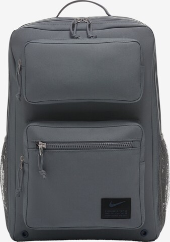 NIKE Sports Backpack in Grey: front