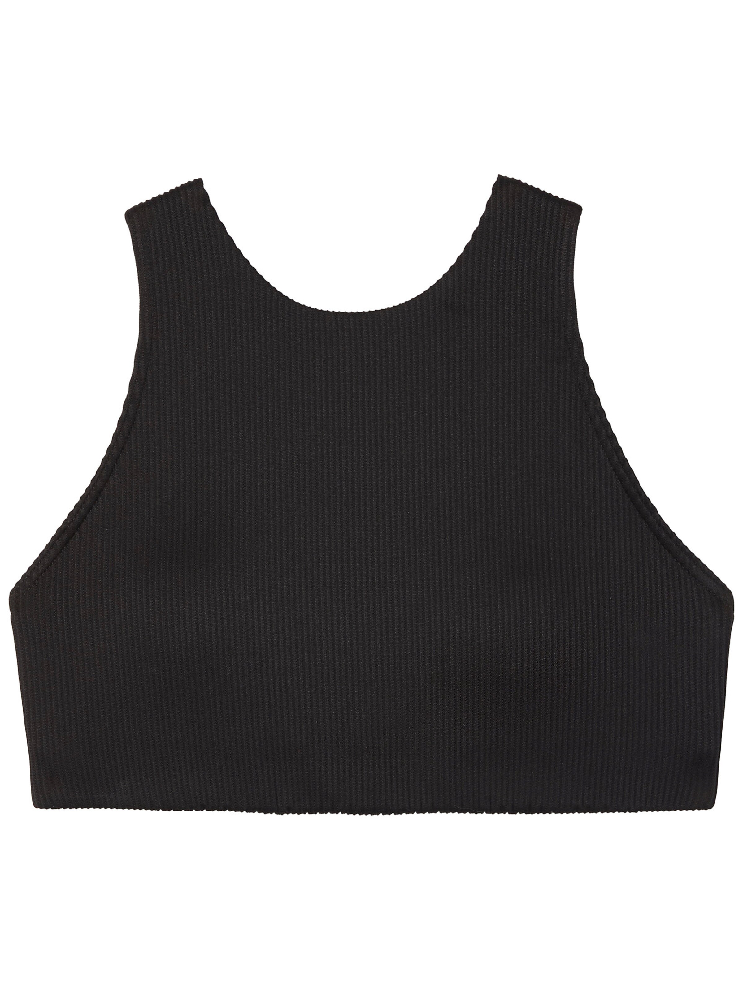 Calvin Klein Swimwear Bralette Bikini top 'Intense Power' in Black: front