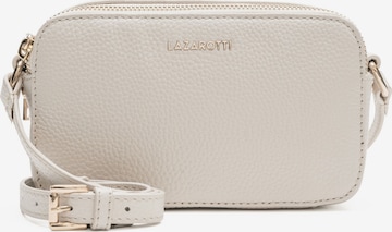 Lazarotti Crossbody Bag in White: front