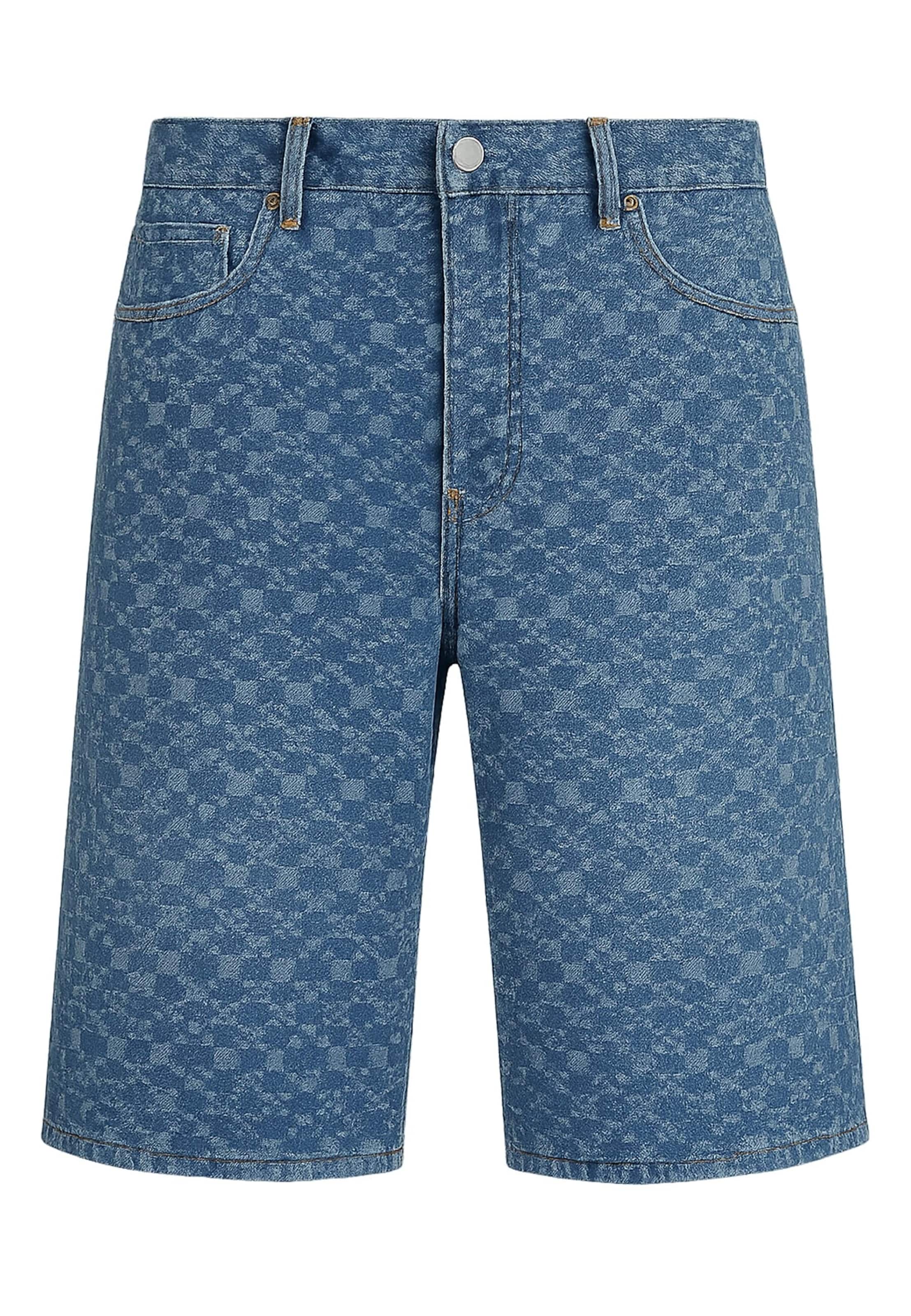 2Y Studios Baggy Kalhoty 'Tariq' – modrá: přední strana