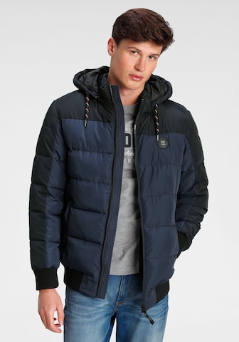 H.I.S Winter Jacket in Blue: front