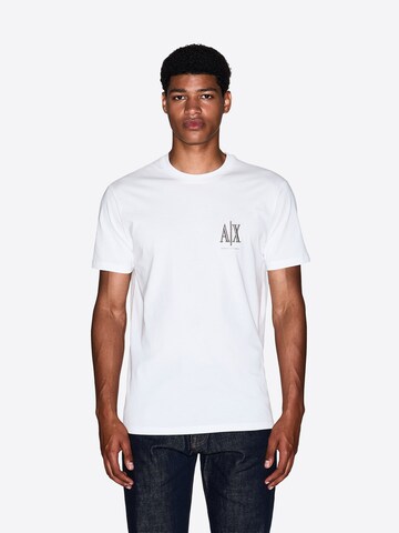 Maglietta di ARMANI EXCHANGE in bianco: frontale