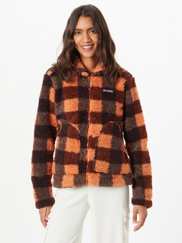 Veste en polaire fonctionnelle 'Winter Pass' COLUMBIA en bronze : devant