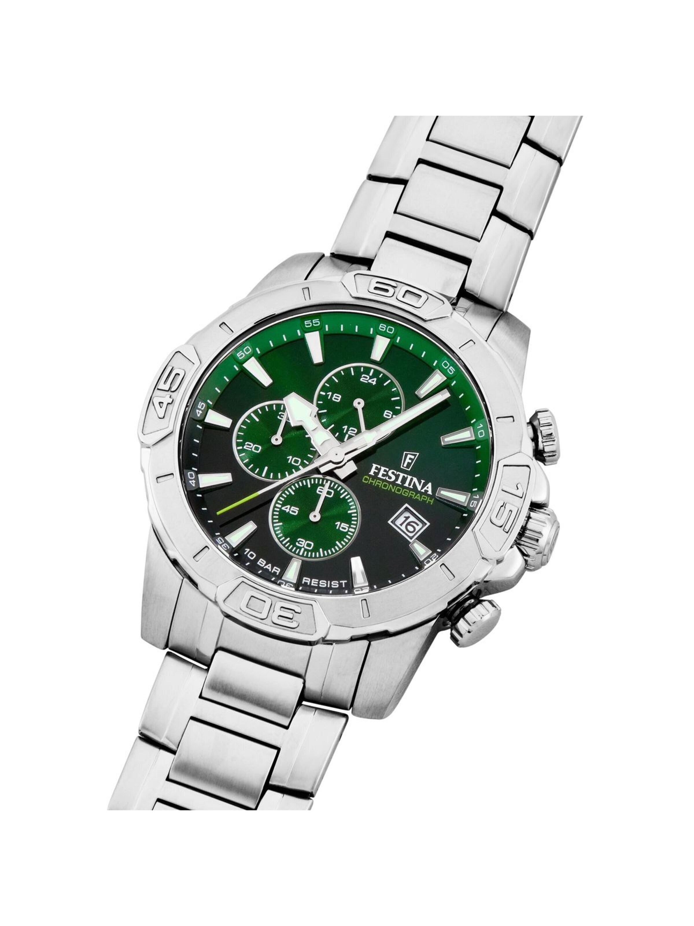 Montre à affichage analogique FESTINA en vert