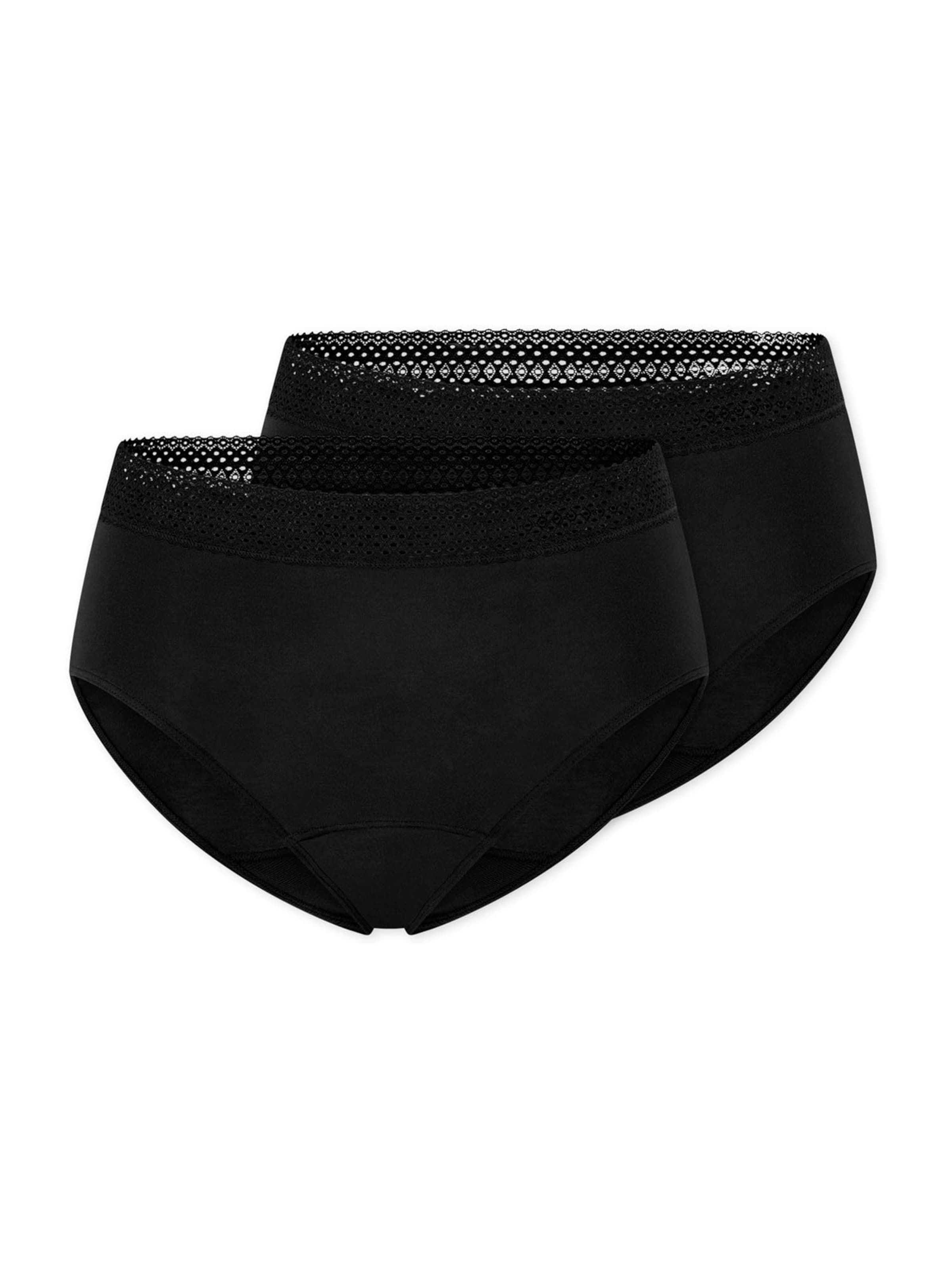SCHIESSER Slip ' Schiesser Care ' in Black: front