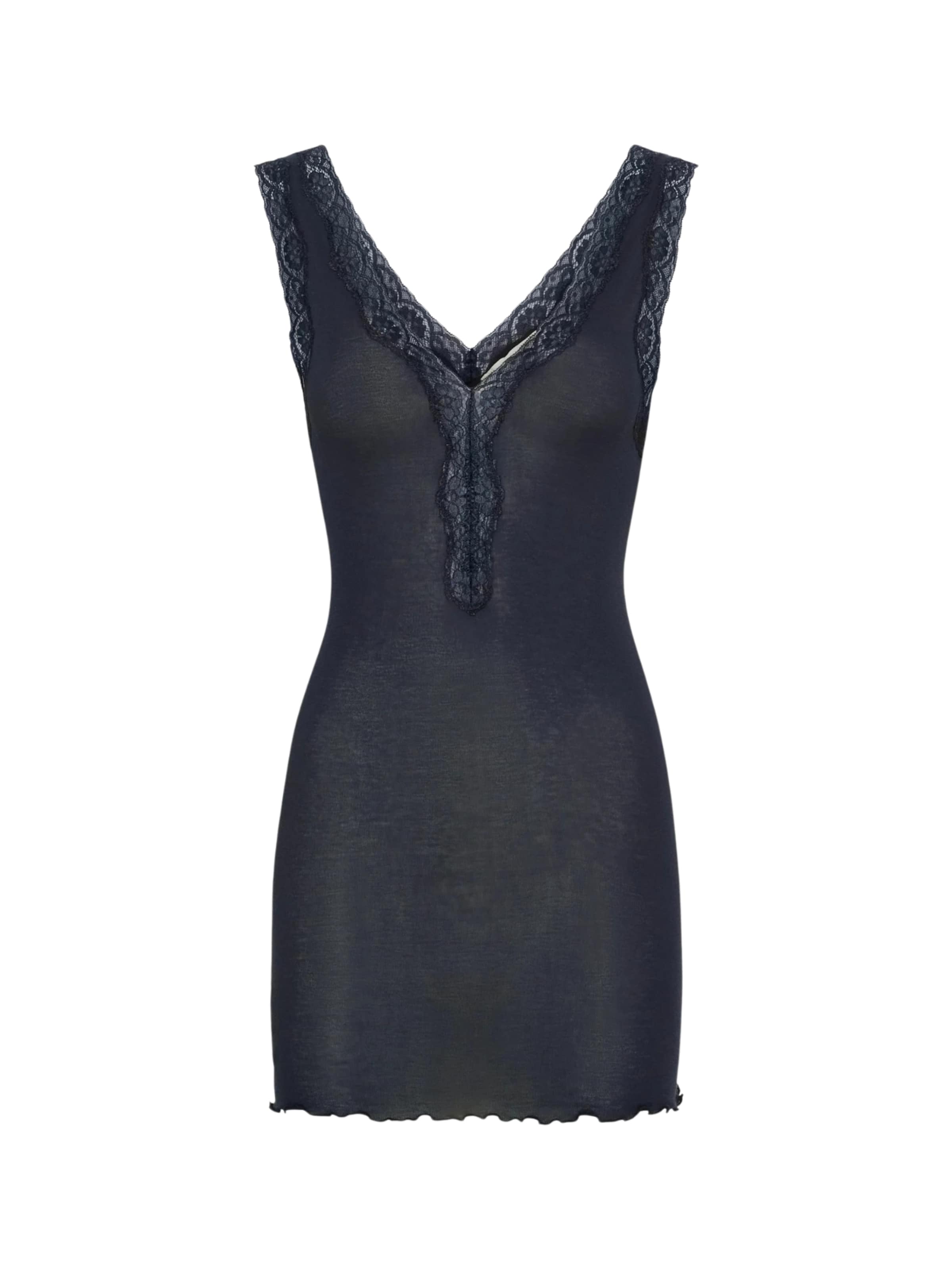 Seamless Basic Top 'Lacey' in Blue: front