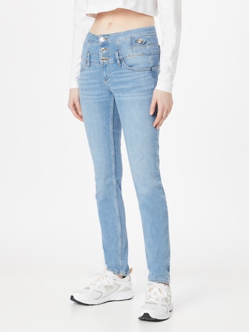 Liu Jo Skinny Jeans 'RAMPY' in Blauw: voorkant