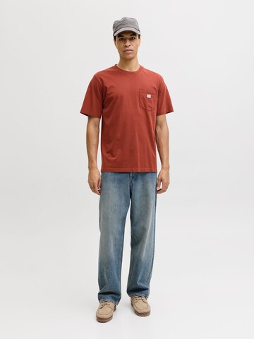 JACK & JONES T-Shirt 'JPRBlucaleb' in Braun