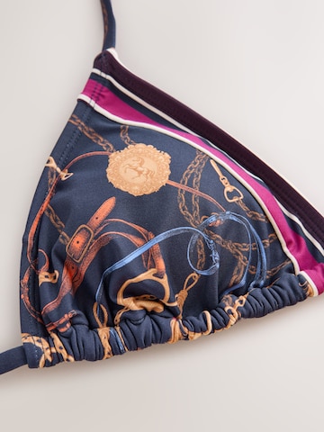 Next Triangel Bikinitop in Blau
