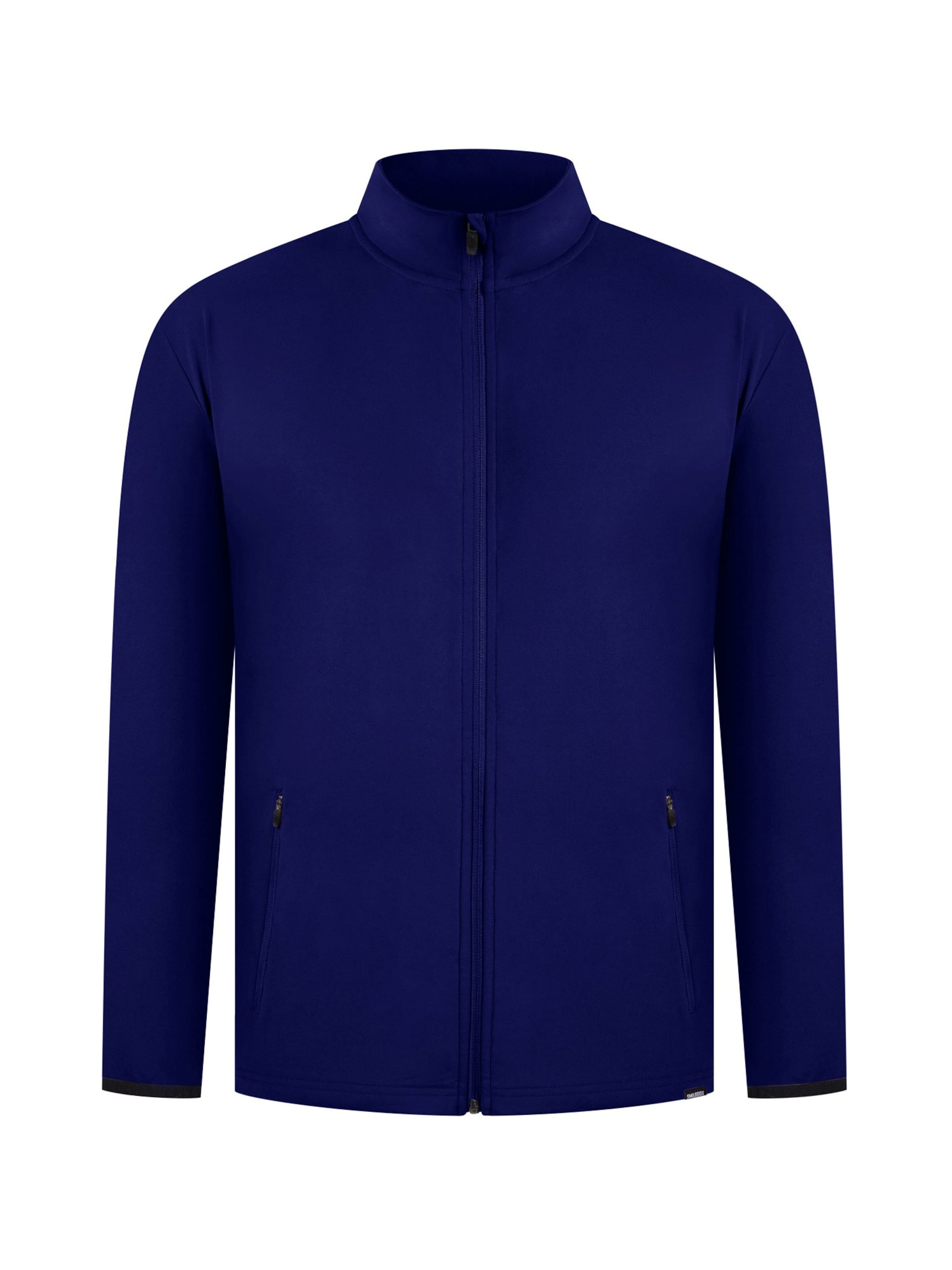 Smilodox Trainingsjack 'Delian' in Blauw: voorkant