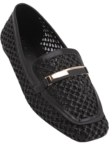 Limoya Classic Flats 'Nika' in Black: front