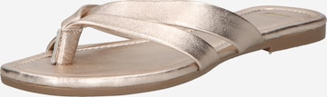 Bata Teenslipper in Zilver: voorkant