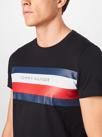 TOMMY HILFIGER Regular fit Majica | črna barva