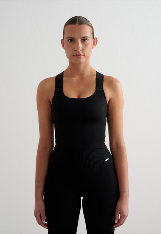 Bustino Reggiseno sportivo di Aim'n in nero: frontale