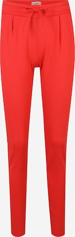 ICHI Zúžený Kalhoty 'Kate' – červená: přední strana