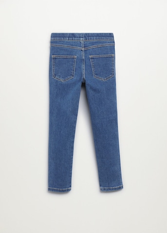 MANGO KIDS Slimfit Jeans i blå