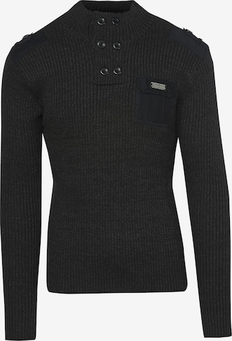 juoda KOROSHI Megztinis: priekis