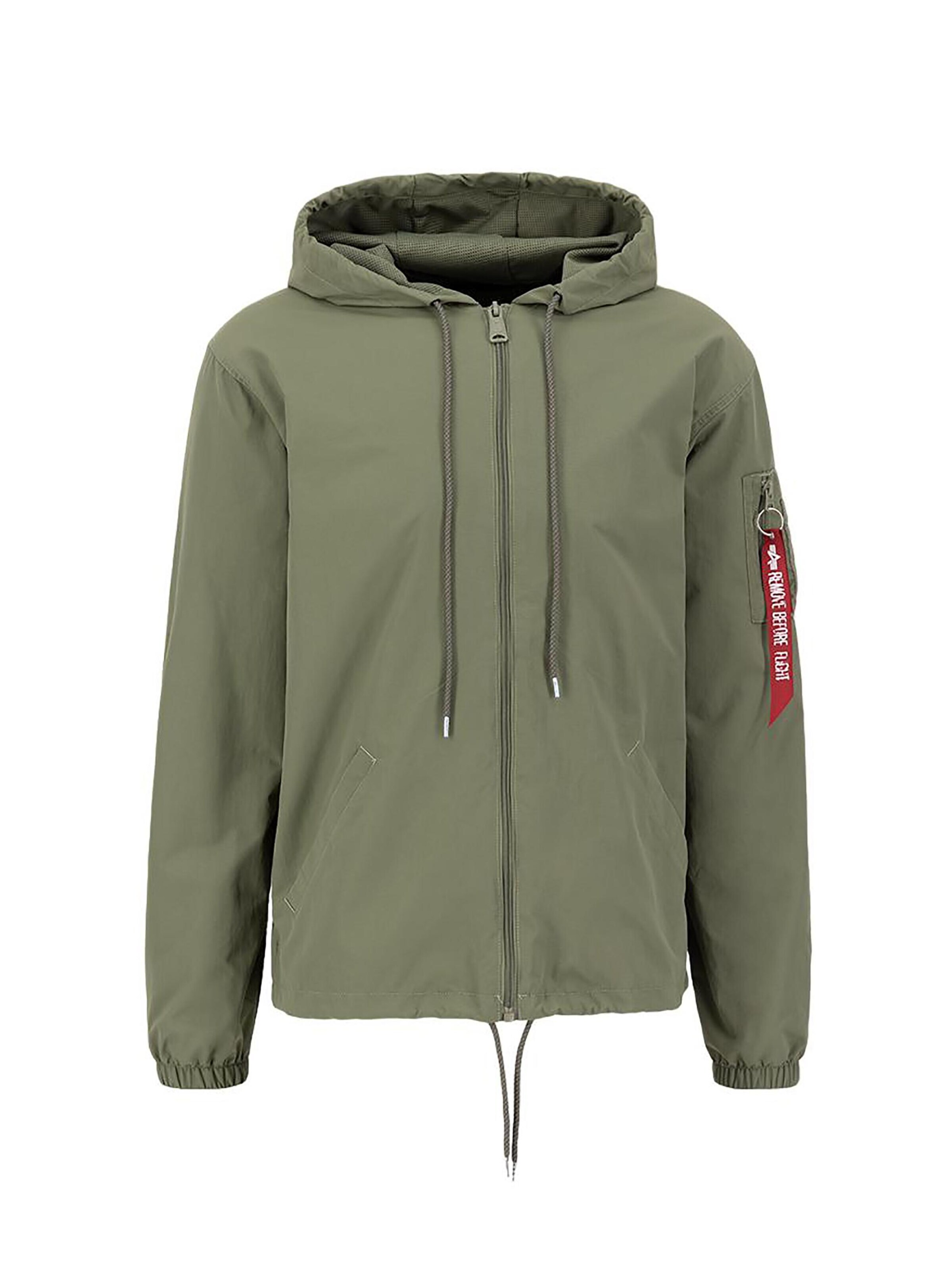 ALPHA INDUSTRIES Between-Season Jacket 'Expedition' in Green: front