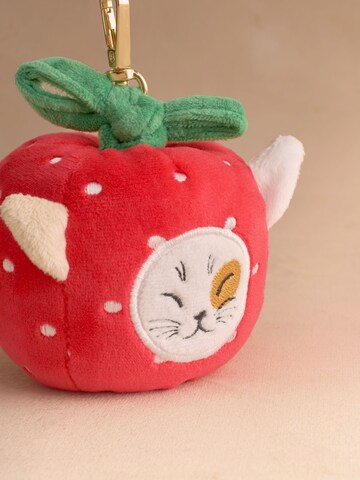 Porte-clés 'Apple Cat' Cath Kidston en rouge
