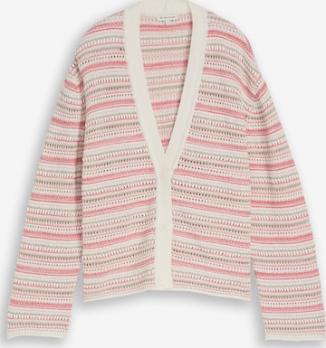 TOM TAILOR Neuletakki värissä valkoinen: etupuoli