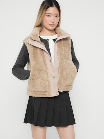 ONLY Weste 'ONLBARI' in Beige