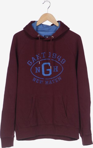 GANT Sweatshirt & Zip-Up Hoodie in XXL in Red: front
