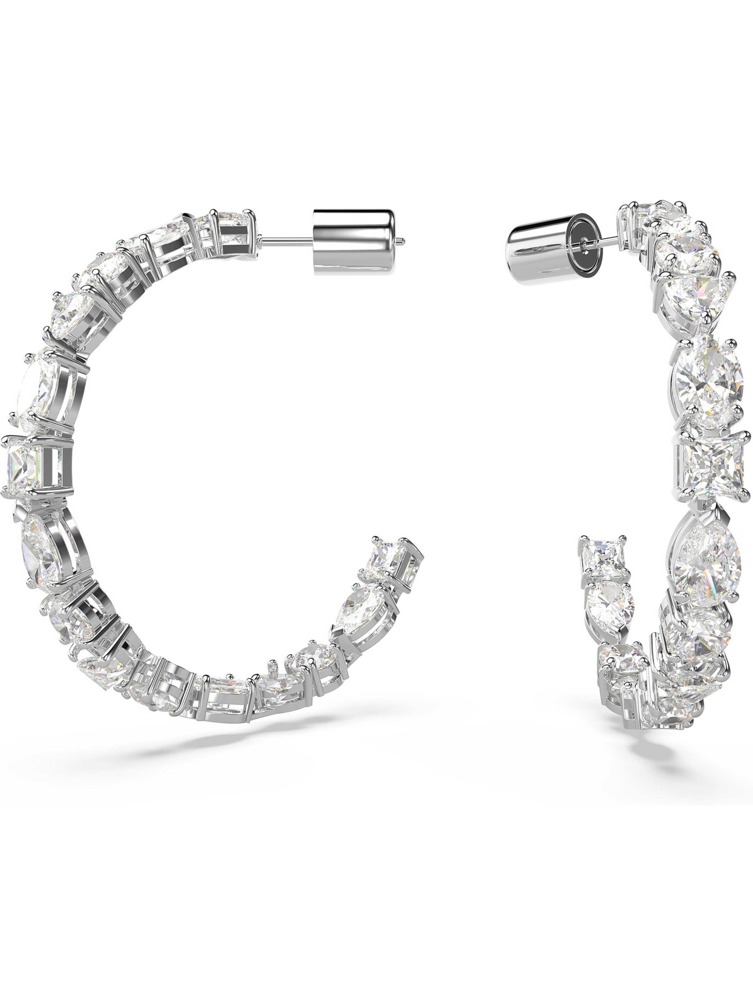 Swarovski Ohrringe in Silber: Vorderseite