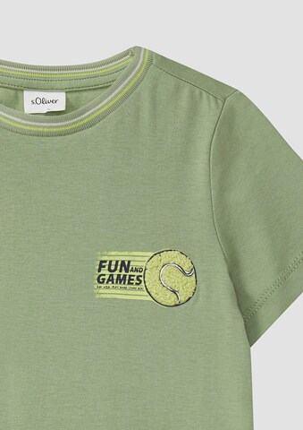 T-Shirt s.Oliver en vert