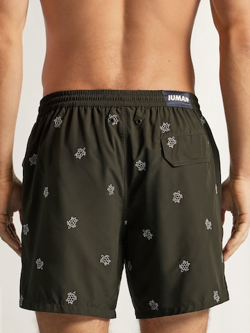 IUMAN Intimissimi Swim Trunks in Green