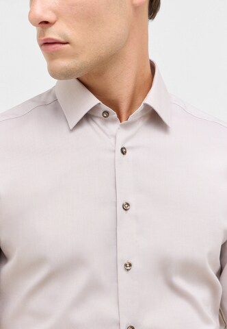 ETERNA Slim fit Zakelijk overhemd in Beige