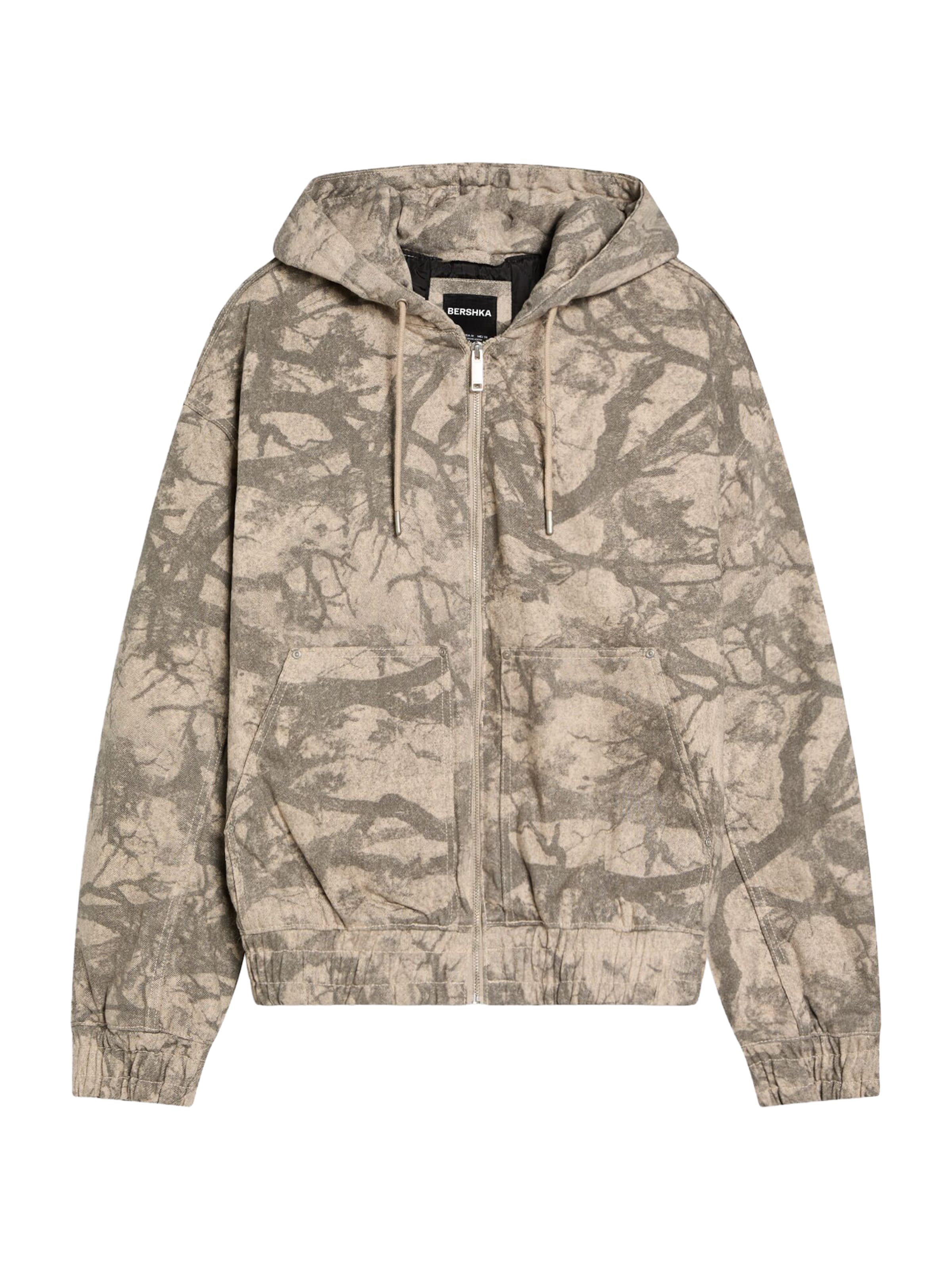 Bershka Between-season jacket in Brown: front