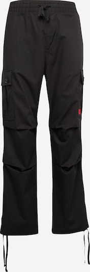 HUGO Red Cargo Pants 'Garlo' in Black, Item view