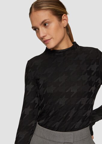 s.Oliver BLACK LABEL Shirt in Schwarz: Vorderseite