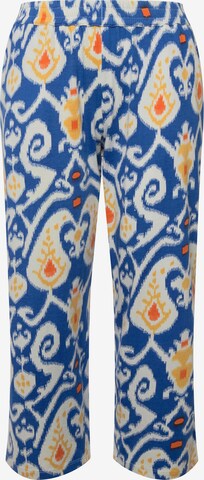 Ulla Popken Regular Broek in Blauw: voorkant