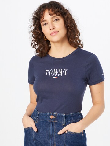 Tommy Jeans Koszulka w kolorze niebieski: przód