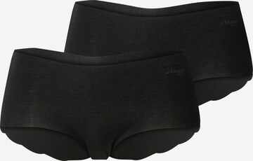 SLOGGI - Cueca 'ZERO Modal 2.0 H' em preto: frente