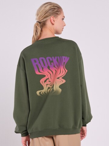 Rockupy Sweatshirt 'Callista'‌‌‌‌‌‌‌‌ in Grün