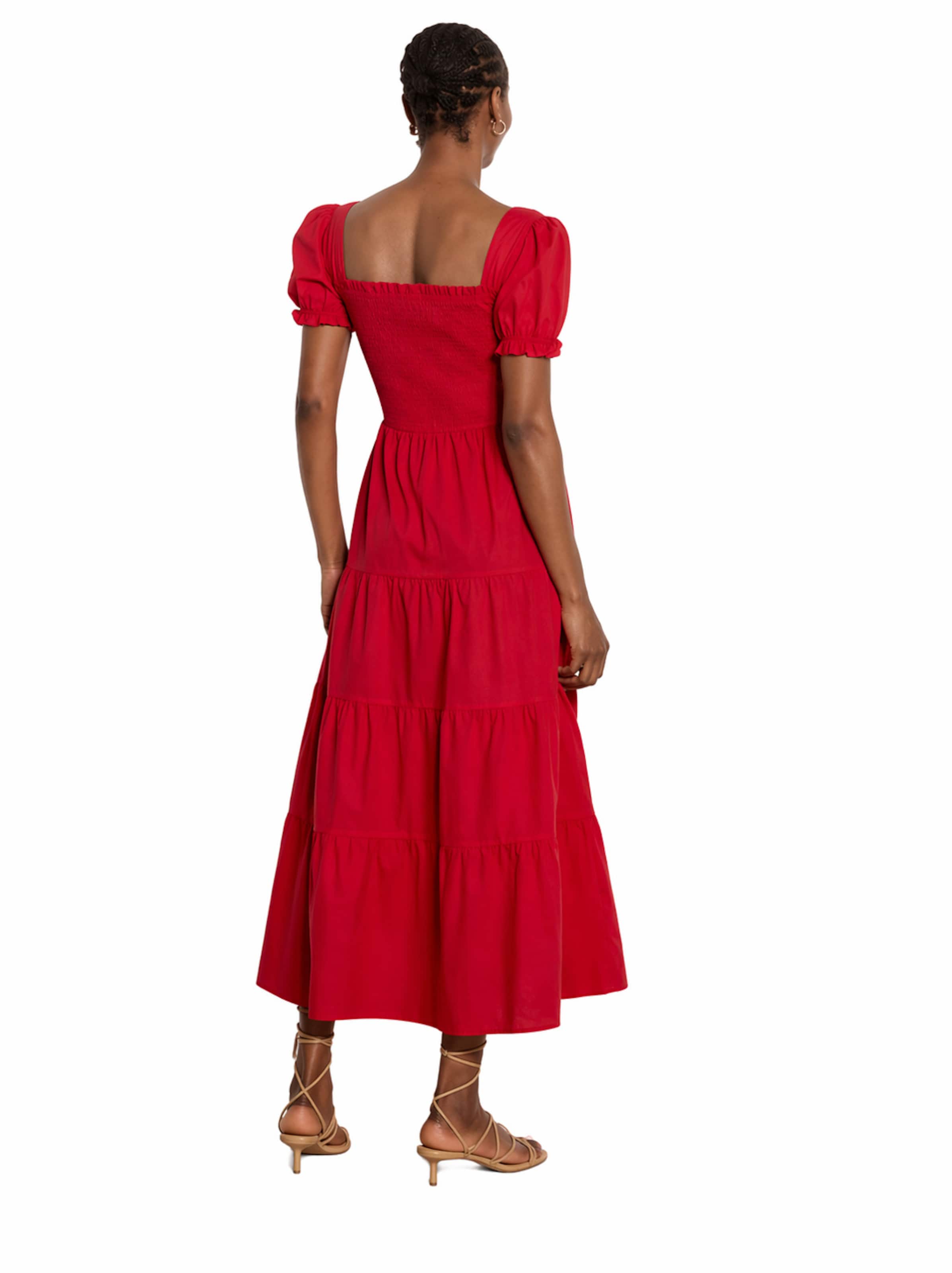Apricot Jurk ' ' in Rood